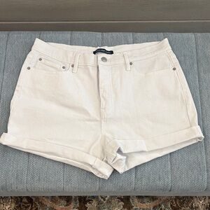 Calvin Klein Jeans White Denim Shorts